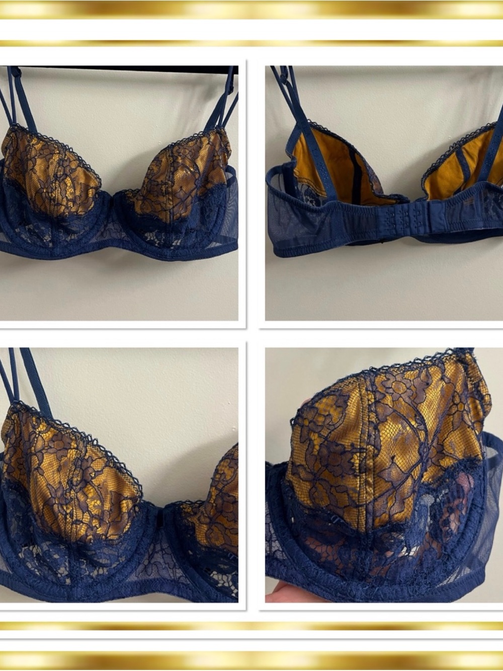 La Perla Oriental Suite Silk Satin Leavers Lace Limited Edition 32C & Panty (4) - Picture 8 of 8